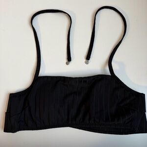 lululemon athletica Black Striped Bra
